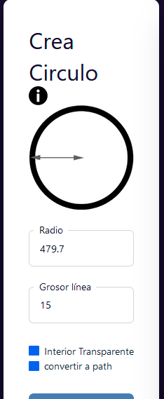 Crear path para texto en trazado