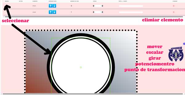 Ejemplo de círculos para logos vectoriales gratis