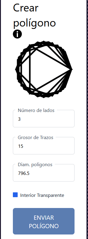 Crear polígonos regulares para logos geométricos