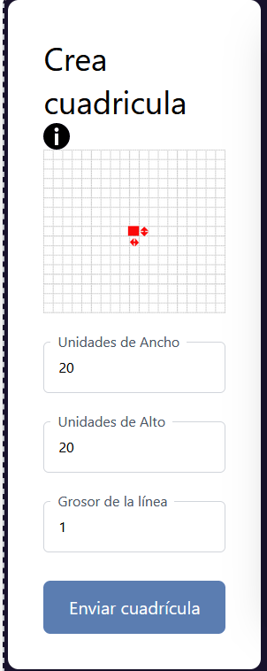 Crear cuadrícula personalizada online con fondos y capas para logotipos