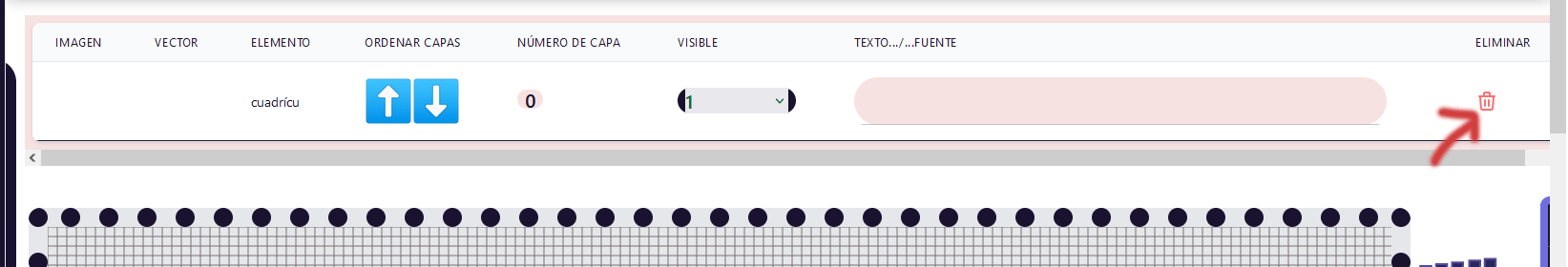 Eliminar o editar cuadrícula personalizada en diseños de logotipos