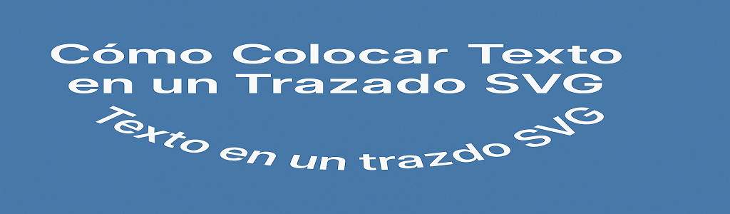 Colocar Texto en un Trazado SVG